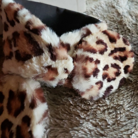 Vintage child leopard hat unique